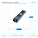ЗАХРАНВАНЕ МЕТАЛНО СЛИМ ЗА LED ЛЕНТА 24V DC 350W IP20