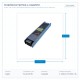 ЗАХРАНВАНЕ METALLIC SLIM ЗА LED ЛЕНТА 24V DC 400W IP20