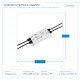 DMX512/RDM ДЕКОДЕР RGBW 5A*4CH 12-24VDC MAX20A IP65 D4-WP