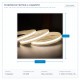LED TAPE COB 10M 8W 220V 6500K 360L/M IP65 PRO 145-72700 LED TAPE COB 10M 8W 220V 6500K 360L/M IP65 PRO 145-72700