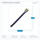 СВЪРЗВАЩ ПЛЪГ ЗА COB RGBW 12MM СВЪРЗВАЩ ПЛЪГ ЗА COB RGBW 12MM