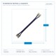 КОНЕКТОР С КАБЕЛ ЗА COB RGBW 12MM