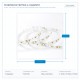LED TAPE 5M 9,6W 24V6500K CRI95 120L/M IP20 PRO 145-73330 LED TAPE 5M 9,6W 24V6500K CRI95 120L/M IP20 PRO 145-73330