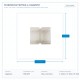 СВЪРЗВАЩ КОНЕКТОР ЗА SMD ЛЕНТИ 220V 15MM СВЪРЗВАЩ КОНЕКТОР ЗА SMD ЛЕНТИ 220V 15MM