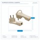 PLUG SCHUKO MALE SLIM RIGHT ANGLE WHITE 16Α 220-240V 147-10025 PLUG SCHUKO MALE SLIM RIGHT ANGLE WHITE 16Α 220-240V 147-10025