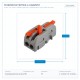 КЛЕМЕН АДАПТОР 2 КЛЕМНИ МЕСТА 0,20-2,5MM² 32A 250V КЛЕМЕН АДАПТОР 2 КЛЕМНИ МЕСТА 0,20-2,5MM² 32A 250V