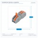 КЛЕМЕН БЛОК 2/2 ПОЗИЦИИ 0,20-2,5MM² 24A 250V