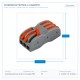 КЛЕМЕН БЛОК 3/3 ПОЗИЦИИ 0,20-2,5MM 24A 250V