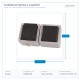 ВЪНШЕН КОНТАКТ SCHUKO С КЛЮЧ СИВ IP54