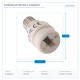 LAMPHOLDER ADAPTOR Ε14 TO G9 147-23053 LAMPHOLDER ADAPTOR Ε14 TO G9 147-23053