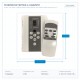 DIGITAL SWITCH AND CONTROL FOR CEILING FANS 30W-130W 147-29010/147-29012/147-29013/890-29012/890-29013 147-29097