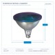 LED КРУШКА SMD PAR38 IP65 15W E27 СИНЯ LED КРУШКА SMD PAR38 IP65 15W E27 СИНЯ