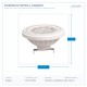 LED ЛАМПА SMD AR111 12W G53 24° 4000K 12V AC/DC LED ЛАМПА SMD AR111 12W G53 24° 4000K 12V AC/DC