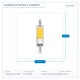 LED КРУШКА R7S 78MM 4.2W 4000K 220-240V