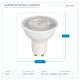 LED КРУШКА GU10 6W 4000K 38° LED КРУШКА GU10 6W 4000K 38°
