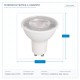 LED ЛАМПА GU10 6W 2700K 38° LED ЛАМПА GU10 6W 2700K 38°