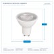 LED КРУШКА GU10 4W 3000K 38° LED КРУШКА GU10 4W 3000K 38°