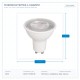 LED КРУШКА GU10 6W 3000K 38° LED КРУШКА GU10 6W 3000K 38°