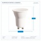 LED ЛАМПА GU11 2,2W 200LM 6500K 120°