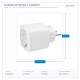 SMART ADAPTOR SCHUKO WITH WIFI AND POWER METER 220-240V 10A 147-77913
