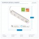 SMART POWER STRIP 3 SCHUKO AND 4 USB PORTS WITH WIFI AND POWER METER 110-240V 16A 147-77915 SMART POWER STRIP 3 SCHUKO AND 4 USB PORTS WITH WIFI AND POWER METER 110-240V 16A 147-77915
