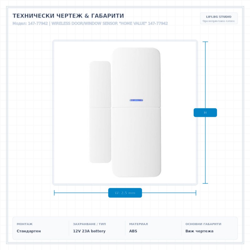 WIRELESS DOOR/WINDOW SENSOR WIRELESS DOOR/WINDOW SENSOR