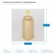 КЕРАМИЧНА ВАЗА С КАПАК, ЗЛАТИСТА КЕРАМИЧНА ВАЗА С КАПАК, ЗЛАТИСТА
