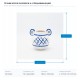 ПОРЦЕЛАНОВА ВАЗА БЯЛО-СИНЯ 15.9X13.5X10CM ПОРЦЕЛАНОВА ВАЗА БЯЛО-СИНЯ 15.9X13.5X10CM