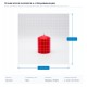 АРОМАТНА СВЕЩ CANDLE MINT RED С АРОМАТ PAPAVERA 6X10 СМ АРОМАТНА СВЕЩ CANDLE MINT RED С АРОМАТ PAPAVERA 6X10 СМ