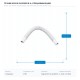 FLEXIBLE SPIRAL ANGLE Φ16 RAL 7035 151-21460 FLEXIBLE SPIRAL ANGLE Φ16 RAL 7035 151-21460