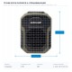 WAIST FAN 4.5W GREEN-BLACK RECHARGEABLE 6000mAh 300-20561