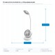 TABLE FAN RECHARGEABLE Φ13 6W AND DESK LAMP 2W 300-20563 TABLE FAN RECHARGEABLE Φ13 6W AND DESK LAMP 2W 300-20563