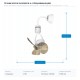 CORNER/CEILING FAN COLOR WHITE - WOODEN Φ35 20W DC MOTOR 300-25091 CORNER/CEILING FAN COLOR WHITE - WOODEN Φ35 20W DC MOTOR 300-25091