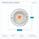 LED КРУШКА COB 1800LM 930 15D G1