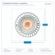 LED КРУШКА VK/PL-CN111DC-COB-1800-940-15D-G1
