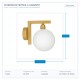 СТЕННА АПЛИКА VK/03223/WA/GD СТЕННА АПЛИКА VK/03223/WA/GD
