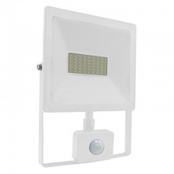 WHITE SENSOR LED SMD FLOOD LUMINAIRE IP66 50W 6000K 4500Lm 230V RA80 Q5060WS WHITE SENSOR LED SMD FLOOD LUMINAIRE IP66 50W 6000K 4500Lm 230V RA80 Q5060WS