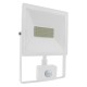 WHITE SENSOR LED SMD FLOOD LUMINAIRE IP66 50W 6000K 4500Lm 230V RA80 Q5060WS