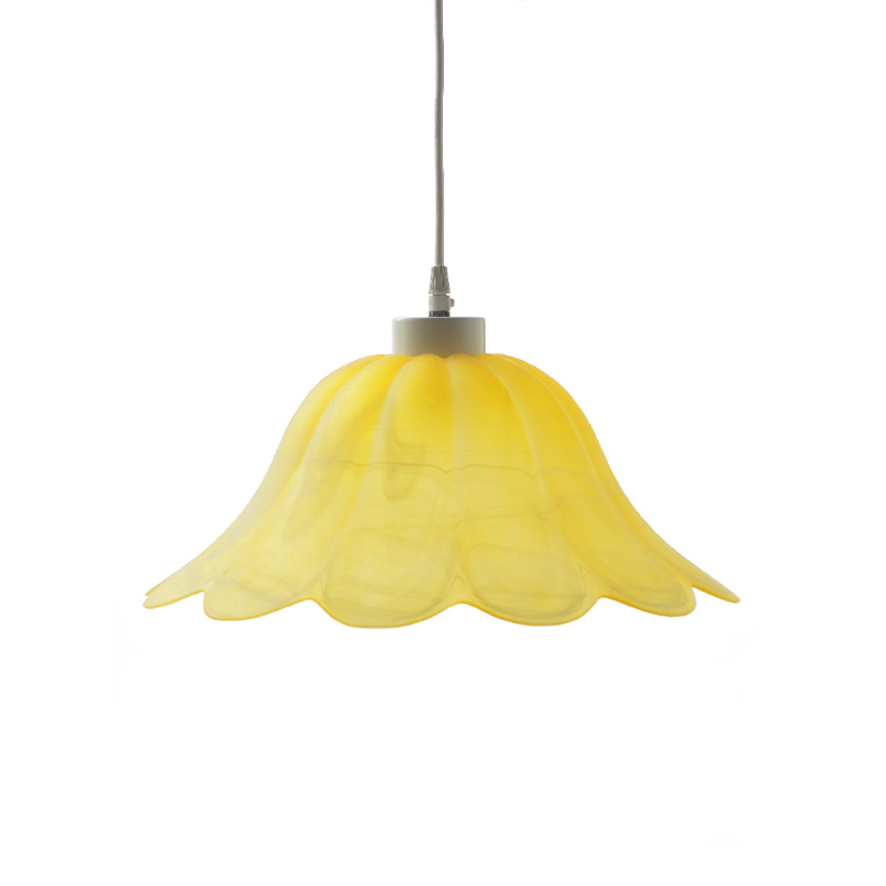 PHASING OUT GLASS No309 D30 W.ALABASTER YELLOW SATIN MANDALAY 3091 PHASING OUT GLASS No309 D30 W.ALABASTER YELLOW SATIN MANDALAY 3091
