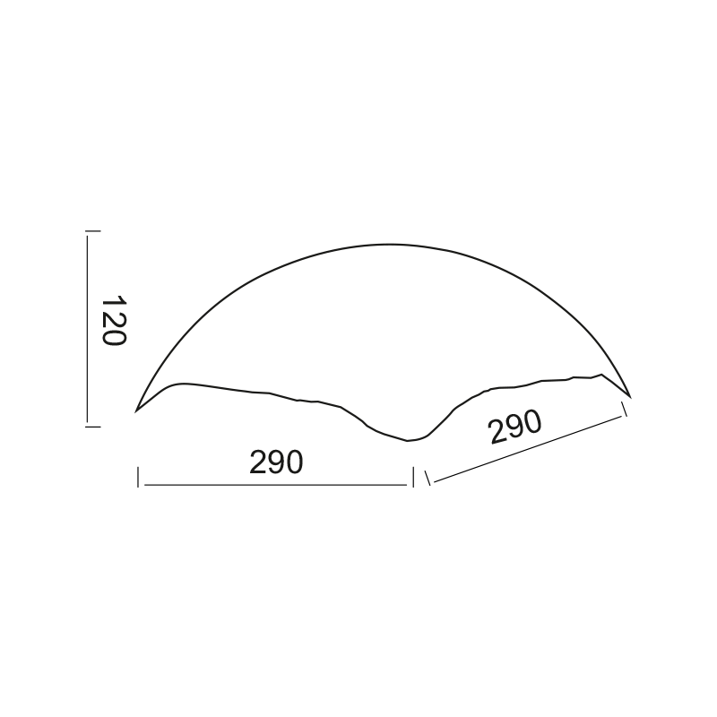 PHASING OUT GLASS BROWN-BEIGE D30 x H12cm E27 PELLA 1140A1FS PHASING OUT GLASS BROWN-BEIGE D30 x H12cm E27 PELLA 1140A1FS