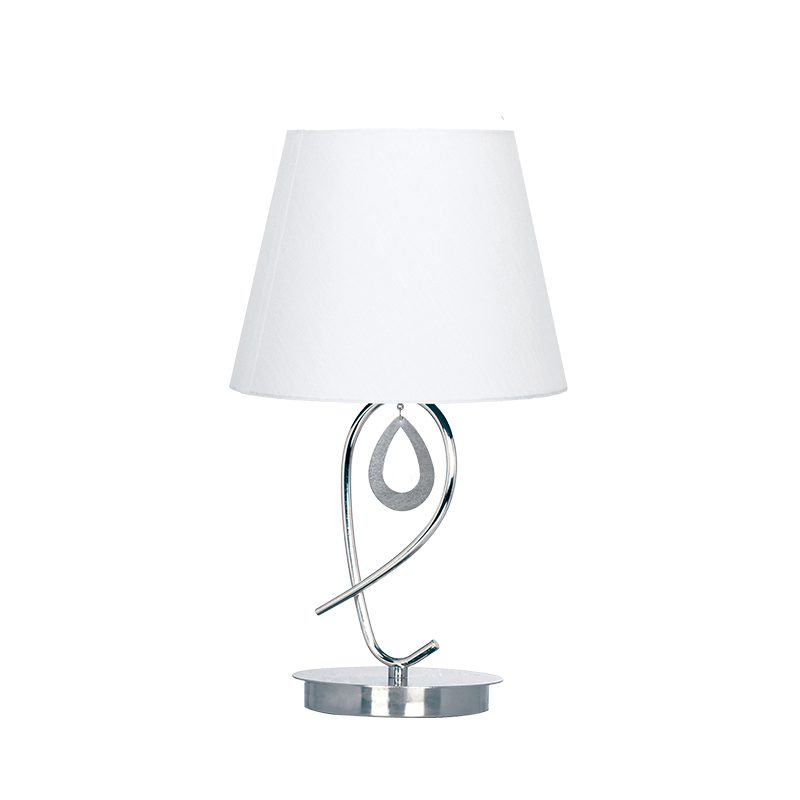 PHASING OUT TABLE LAMP 1ΧE27 CHROME WHITE SHADE BASILICO TNK81490CR1T PHASING OUT TABLE LAMP 1ΧE27 CHROME WHITE SHADE BASILICO TNK81490CR1T
