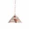 PHASING OUT GLASS WHITE BRUSH COPPER ANTIQUE Φ37ΧΗ17CM FOR E27 EMIRATES 2321337CP