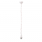 PHASING OUT PENDANT 1XE27 METAL WHITE COPPER+CHAIN Η100CM 1600WC