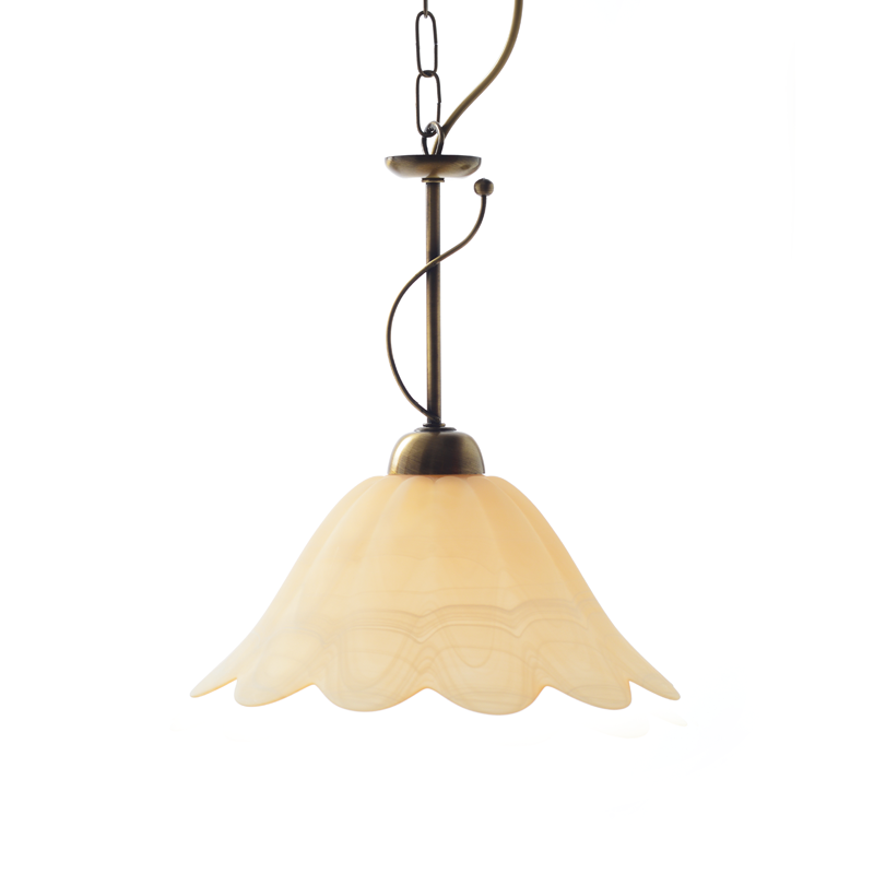 PHASING OUT GLASS No 309 D30 W.ALABASTER BEIGE SATIN MANDALAY 3094