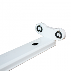 LUMINAIRE FOR 2xT8 LAMP WITH ONE SIDE CONNECTION 600mm DELED260SM LUMINAIRE FOR 2xT8 LAMP WITH ONE SIDE CONNECTION 600mm DELED260SM