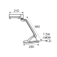 PHASING OUT TABLE LAMP E27 1X40W BLUE HIPSTER SF071BL PHASING OUT TABLE LAMP E27 1X40W BLUE HIPSTER SF071BL