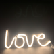 LOVE, 118 NEON LED LIGHTS WITH BATTERY (3xAA)/USB, WW, IP20, 35.5x2x13cm X041181322 LOVE, 118 NEON LED LIGHTS WITH BATTERY (3xAA)/USB, WW, IP20, 35.5x2x13cm X041181322