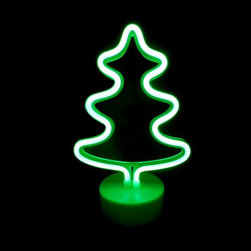 TREE, 44 NEON LED LIGHTS WITH BATTERY (3xAA)/USB, GREEN, IP20, 17x10x26cm X04445306 TREE, 44 NEON LED LIGHTS WITH BATTERY (3xAA)/USB, GREEN, IP20, 17x10x26cm X04445306