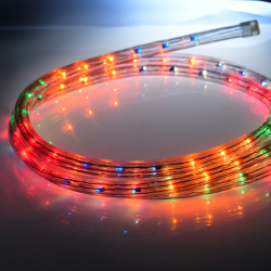 MULTICOLOR 3-WIRE LED ROPE LIGHT, REEL 50m 36L/m CUT PER 2m IP44 + 3 SET ACCESSORIES X0818322 MULTICOLOR 3-WIRE LED ROPE LIGHT, REEL 50m 36L/m CUT PER 2m IP44 + 3 SET ACCESSORIES X0818322