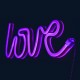 LOVE, 118 NEON LED LIGHTS WITH BATTERY (3xAA)/USB, PINK, IP20, 35.5x2x13cm X041187322 LOVE, 118 NEON LED LIGHTS WITH BATTERY (3xAA)/USB, PINK, IP20, 35.5x2x13cm X041187322